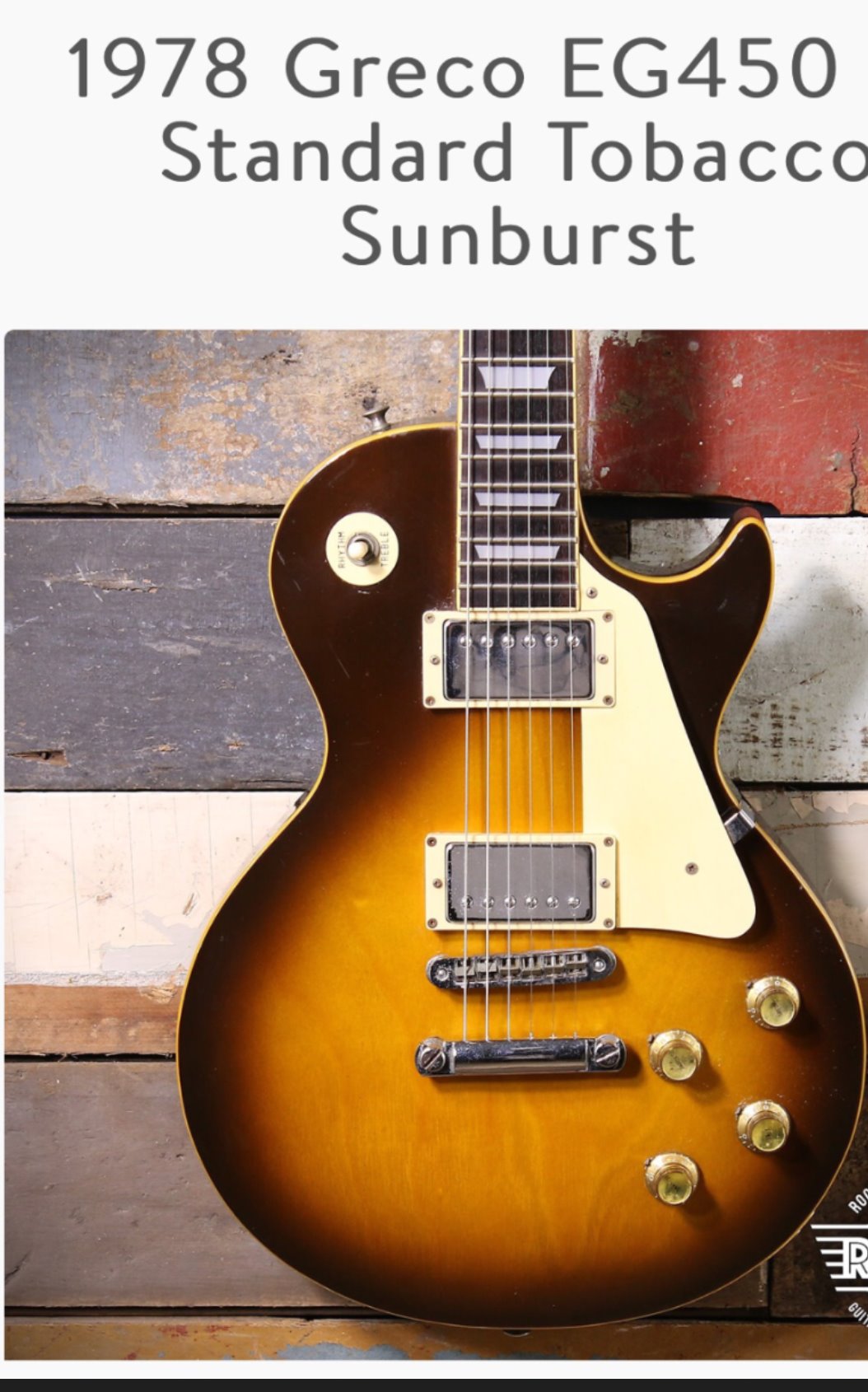 Vintage Greco Standard LP